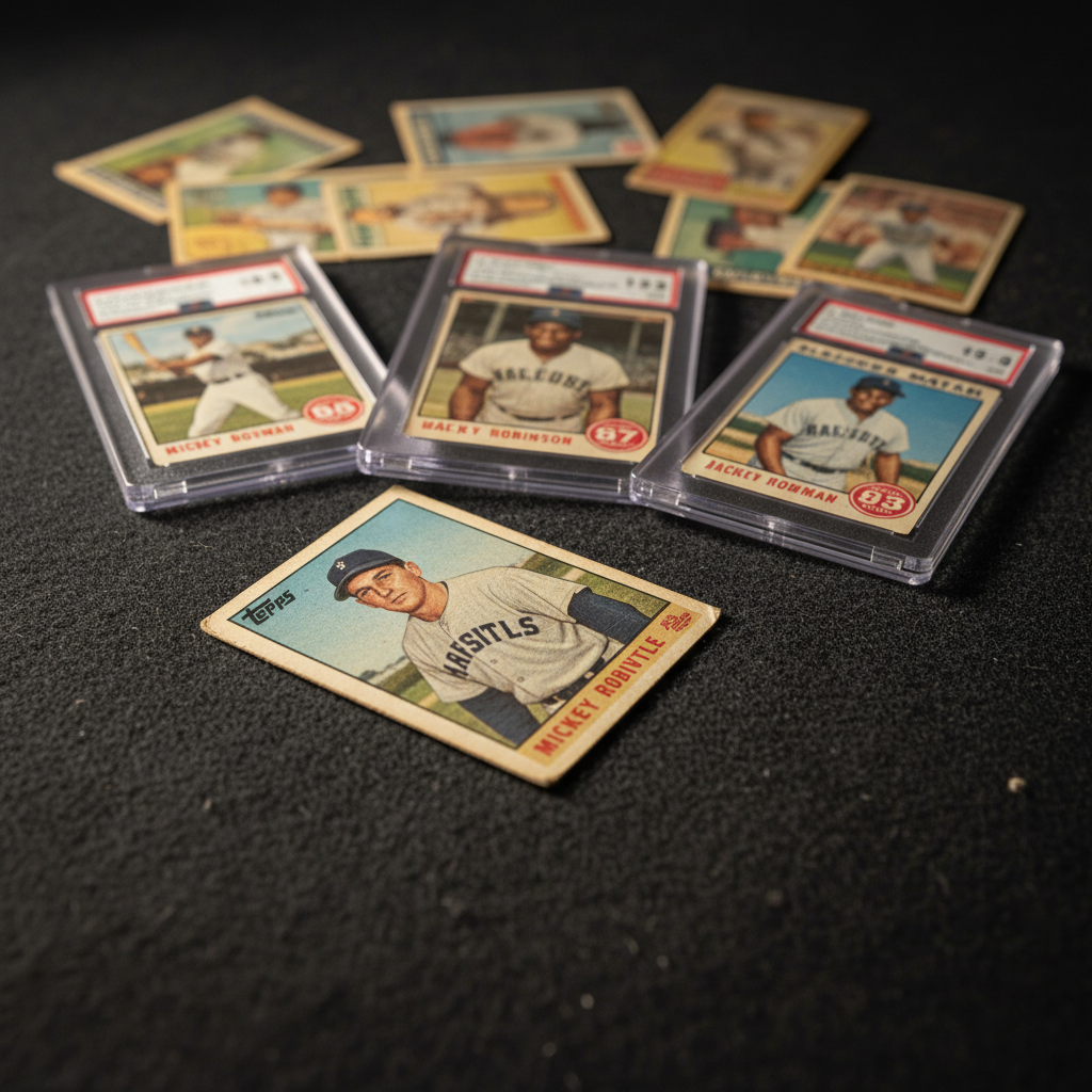 The Quiet Collapse of the Raw Vintage Baseball Card Market