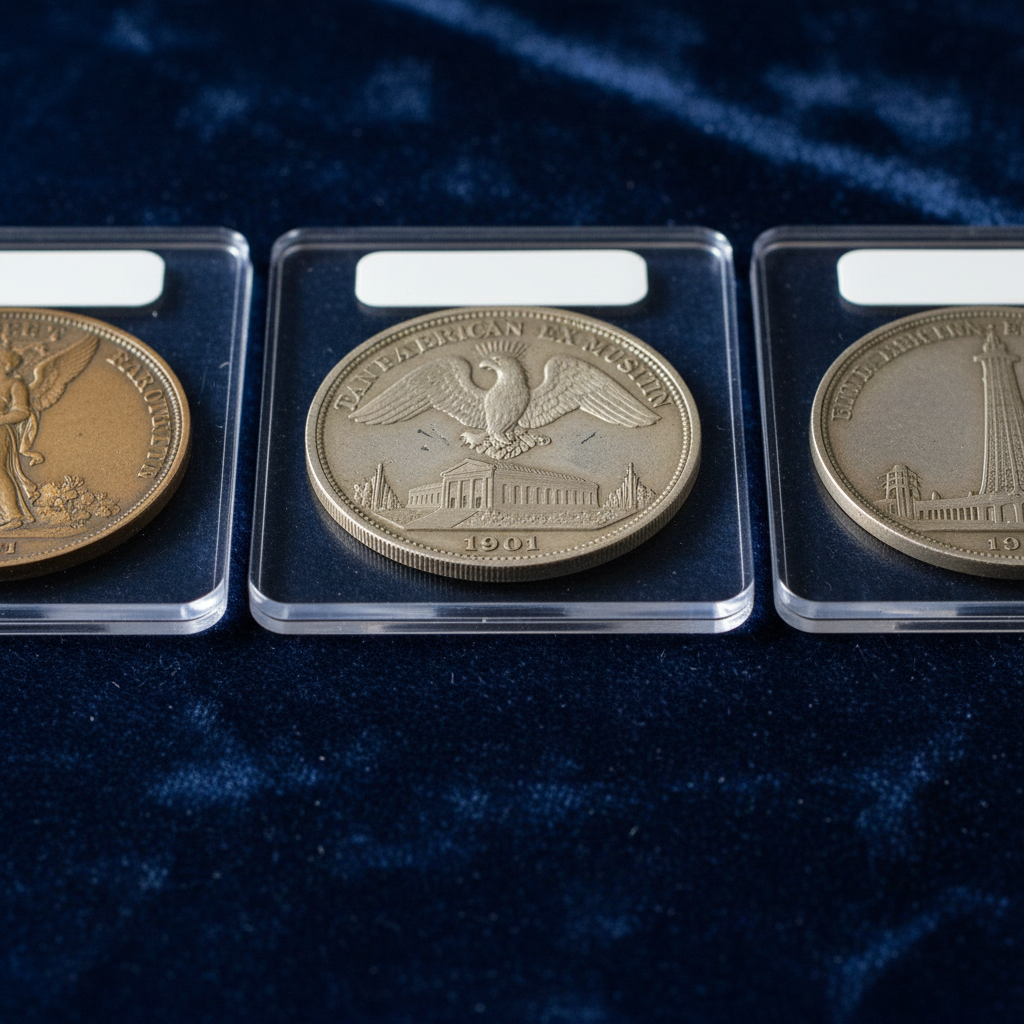 1901 Pan-American Exposition Medals: Three Coins, One Assassination