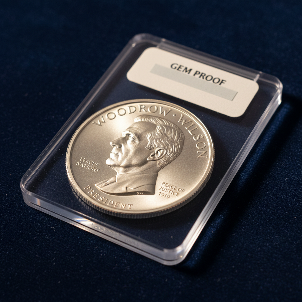 U.S. Mint Opens Orders for Woodrow Wilson Silver Medal March 19