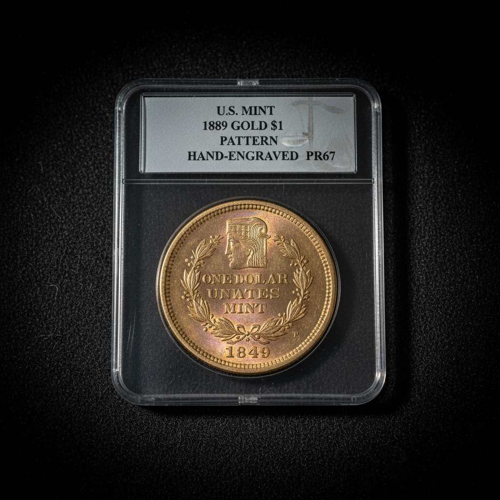 The 1849 Gold Dollar Pattern Hand-Engraved at the U.S. Mint