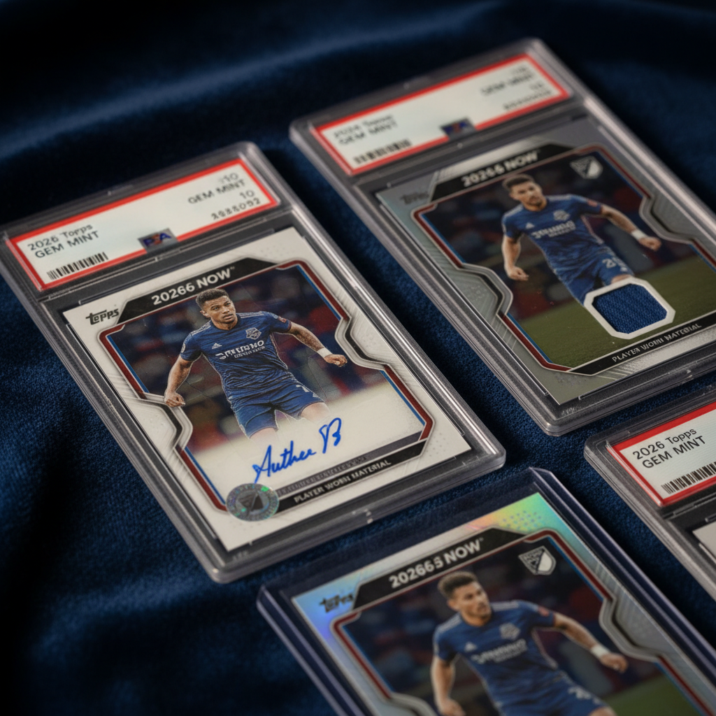 2026 Topps Now MLS Soccer: Print Runs, Autos, and Relics