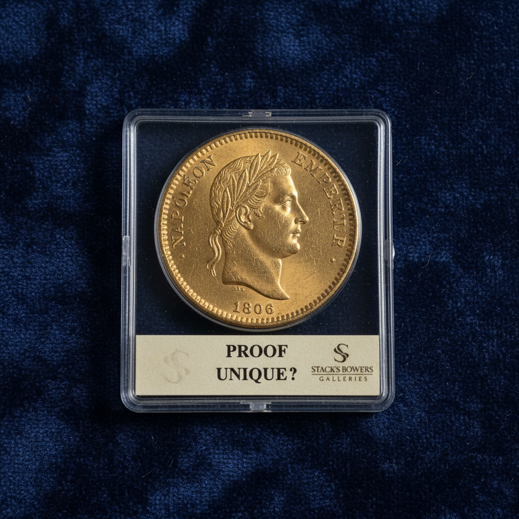 Stack's Bowers Offers Potentially Unique Napoleonic 40 Francs Proof