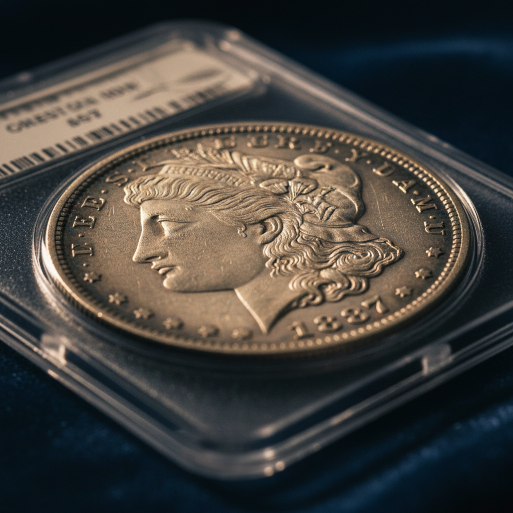 Fred Weinberg's 1887 Morgan Dollar Double Strike Hits Auction