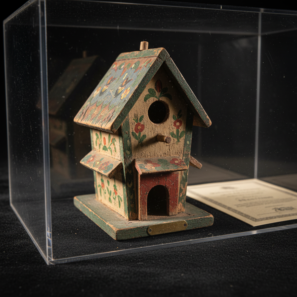 Benny Carter's Cold-Paint Birdhouse: Folk Art Worth Watching