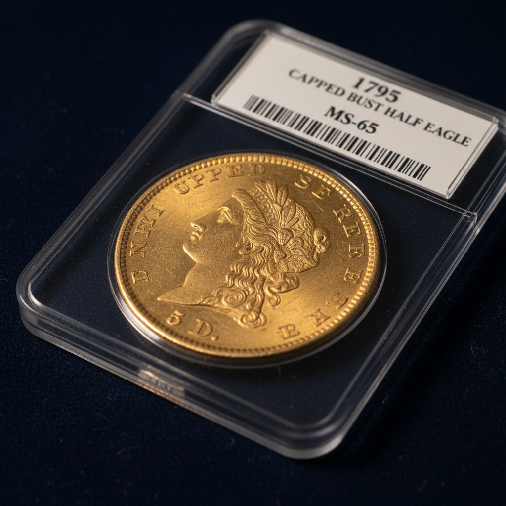 Heritage's $11.9M Coin Auction Crowned by Finest 1796/5 Half Eagle