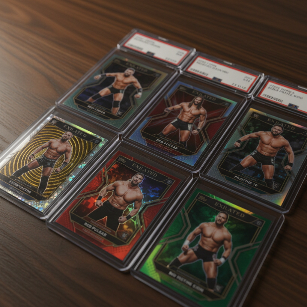 2025 Topps Exalted WWE Debuts as Premium Wrestling Card Set
