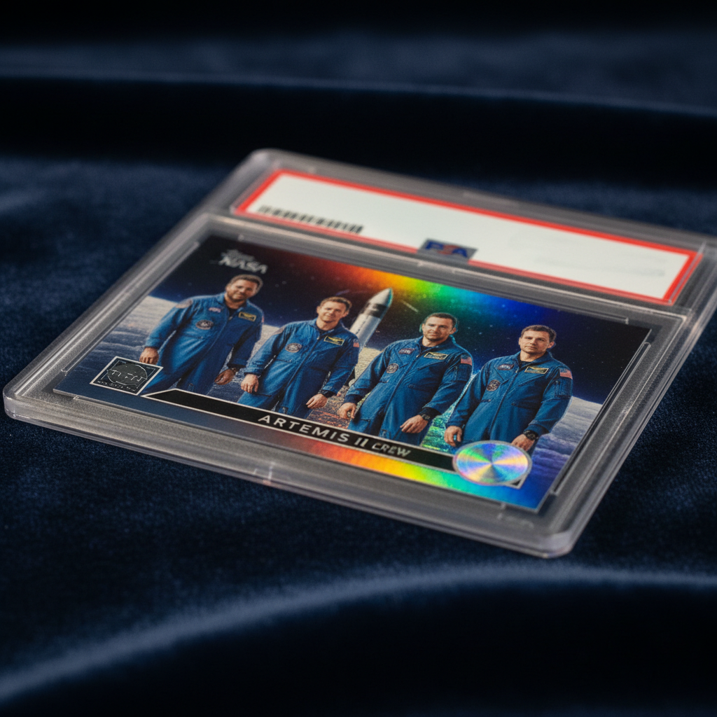 Topps Now Marks Artemis II Crew With Print-On-Demand Card