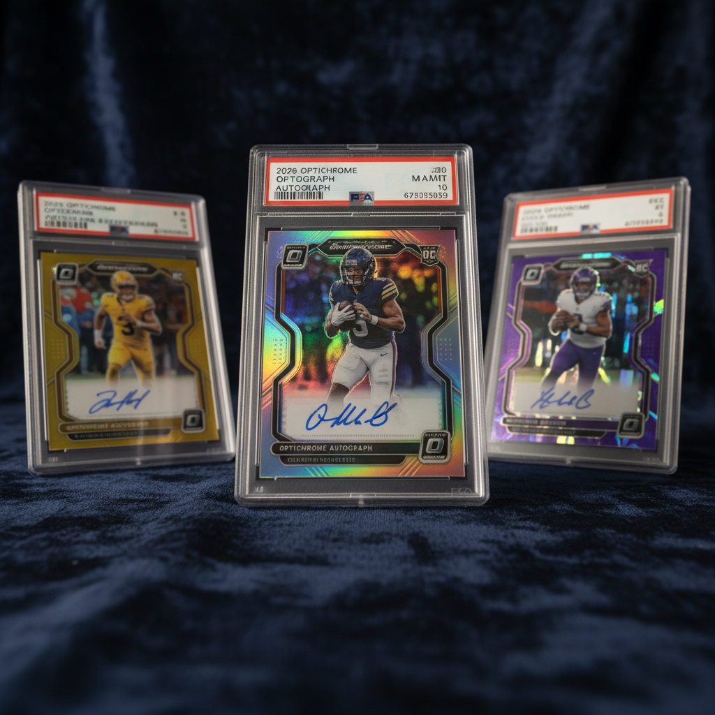 2026 Leaf Optichrome Football: Box Breaks, Autos, and Checklist Details