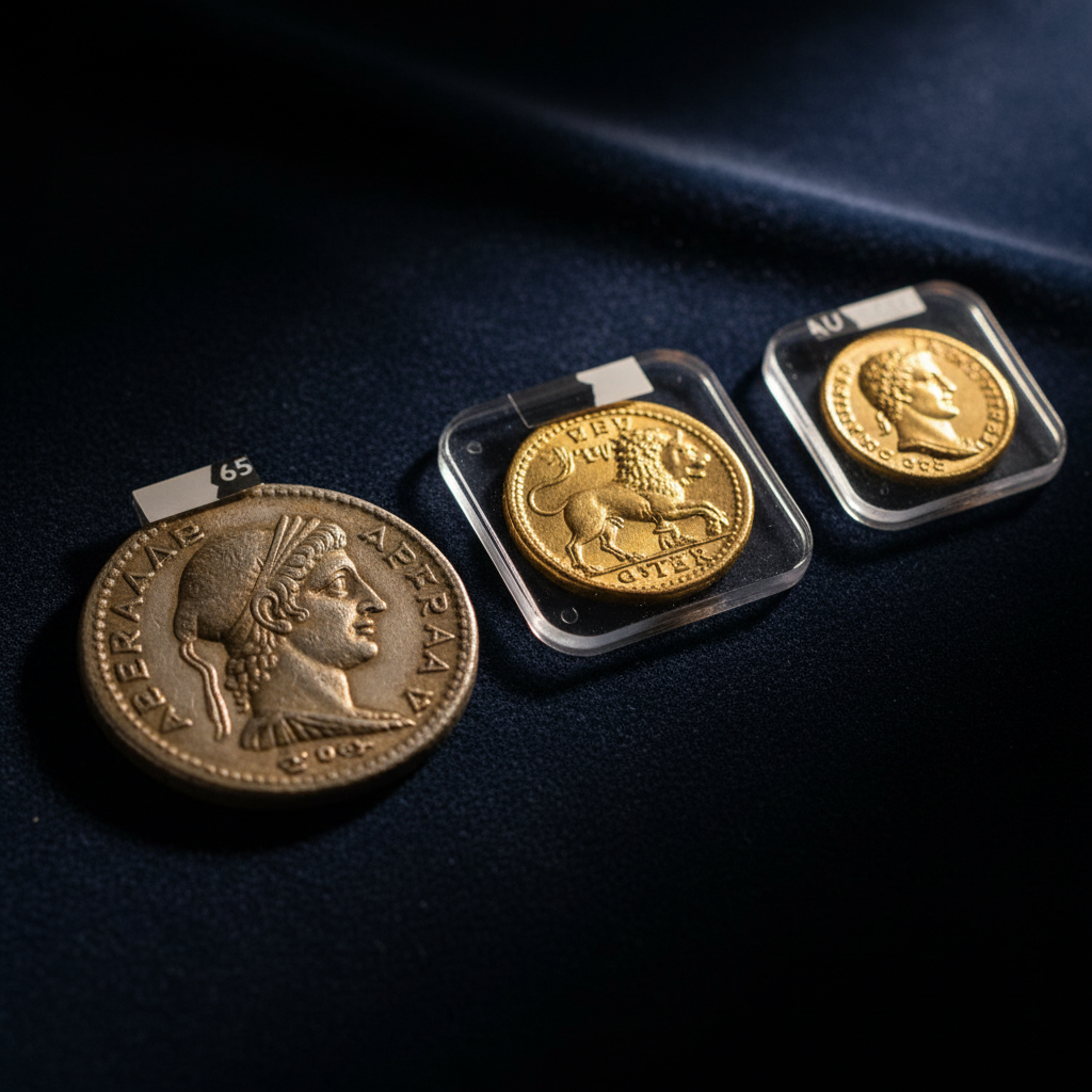 Atlas Numismatics Lists 589 Coins, From Ancient Greece to Rare Gold