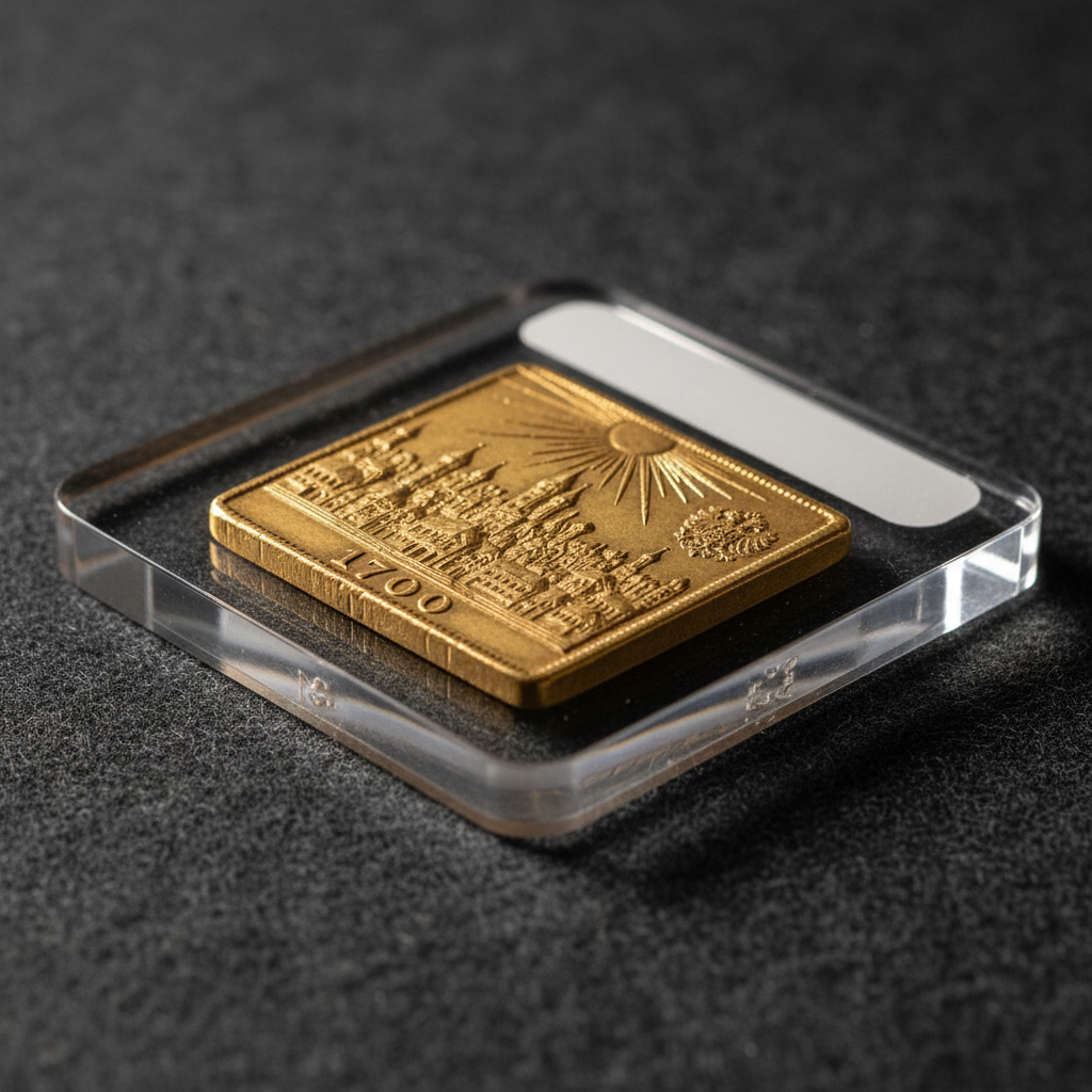 Nürnberg's Unique 1700 Gold Klippe Piefort: A 2-Ducat Trophy