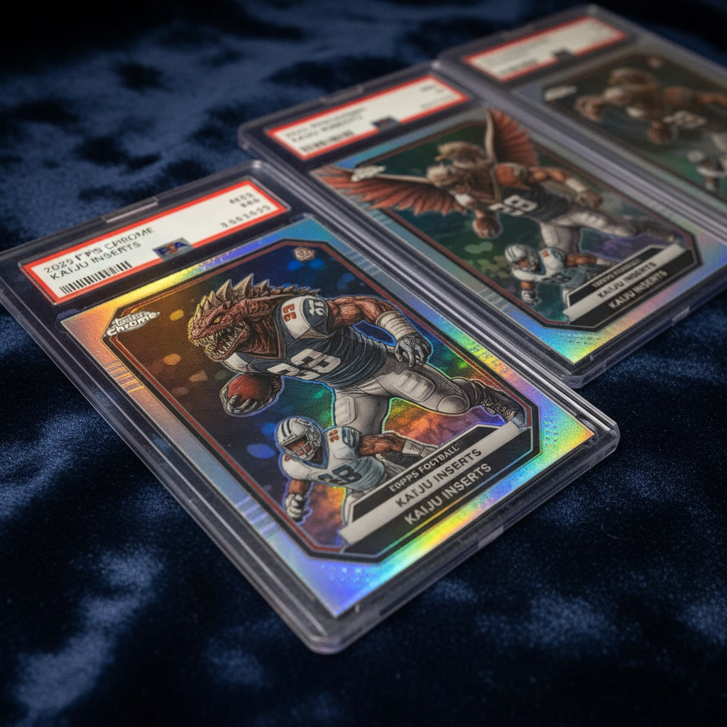 2025 Topps Chrome Football Kaiju Inserts Are Case Hits Worth Hunting