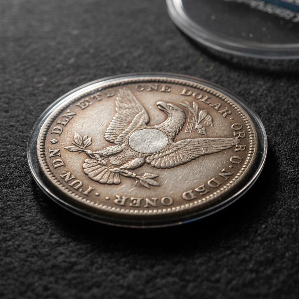 1795 Flowing Hair Dollar with Silver Plug Heads to GreatCollections